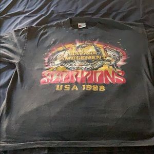 Vintage SCORPIONS concert t shirt